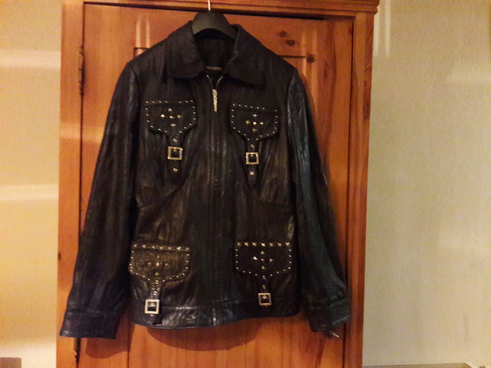 blouson cuir noir 185 Bordeaux (33)