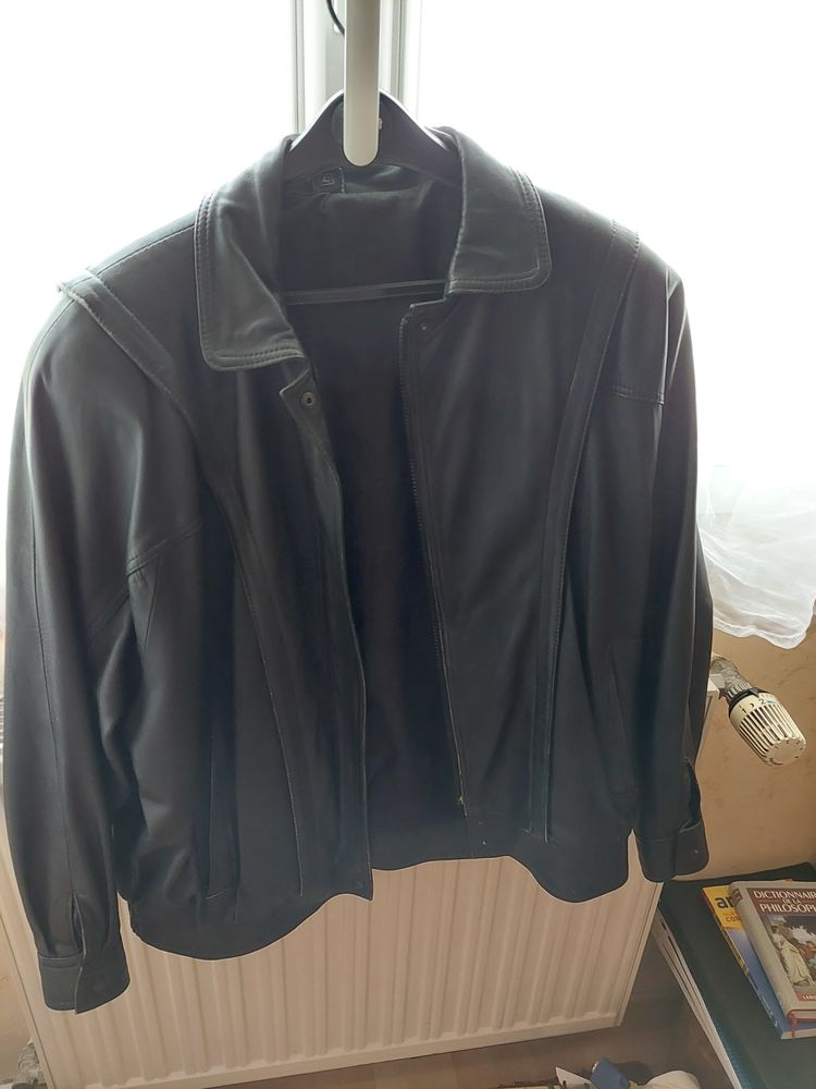 Blouson cuir Noir Femme T42 99 M�ry-sur-Oise (95)