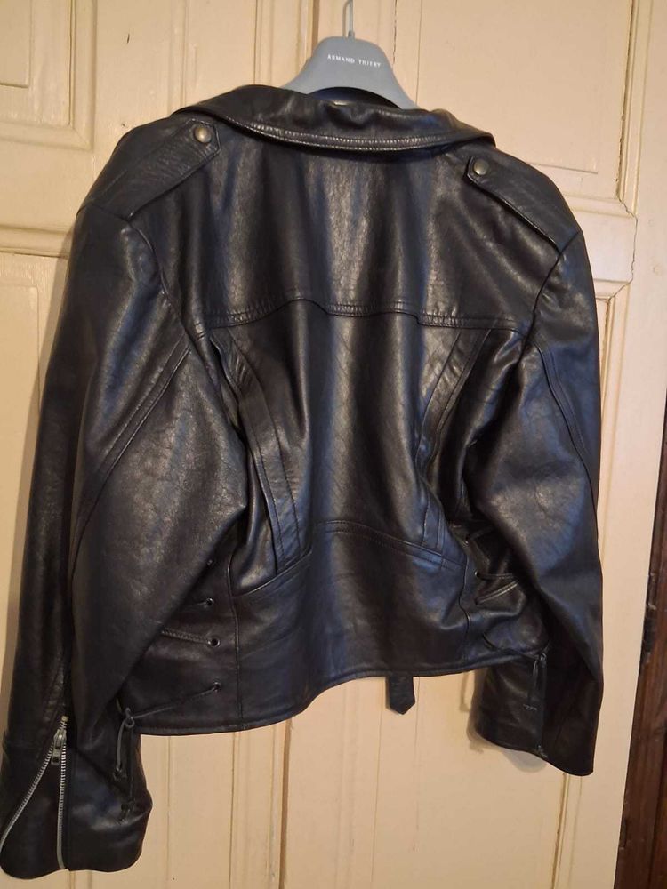 blouson cuir Perfecto cuir taille 42 180 Ginestas (11)