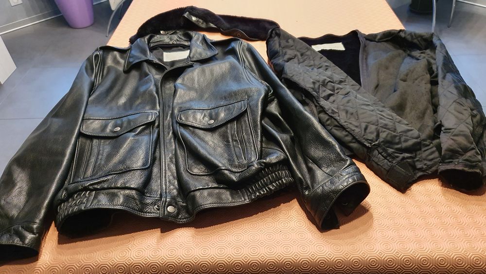Blouson cuir de vol 150 Amn�ville (57)