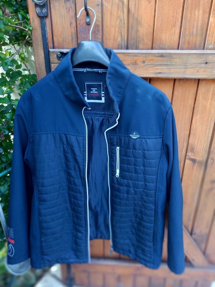 blouson homme bleu marine taille L 10 Fosses (95)