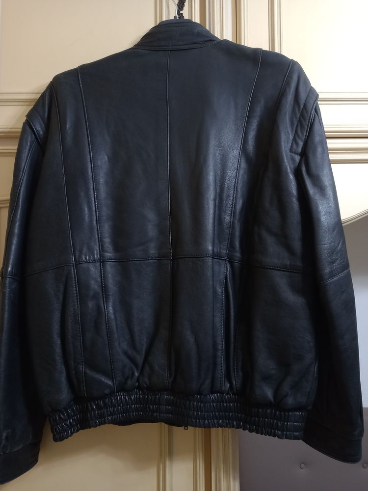 blouson homme cuir noir 35 Saint-Laurent-du-Var (06)
