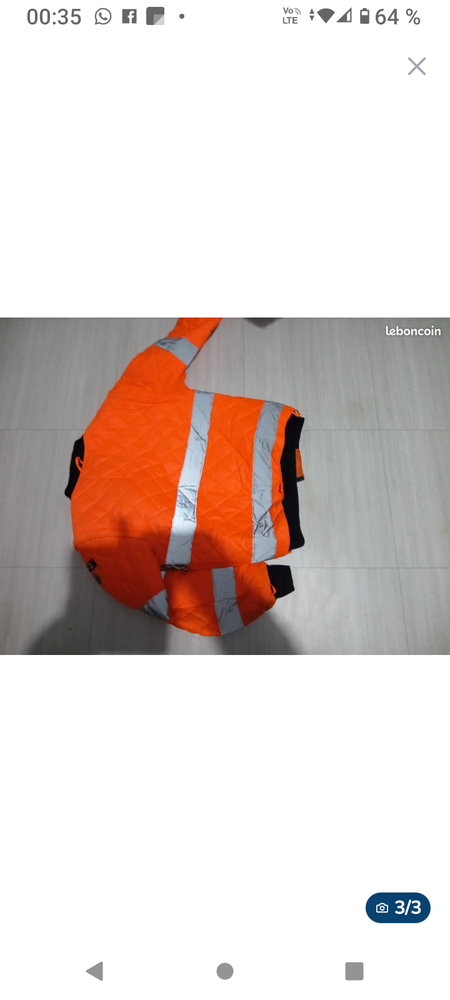 blouson homme de travail hivers 25 La Grand-Combe (30)