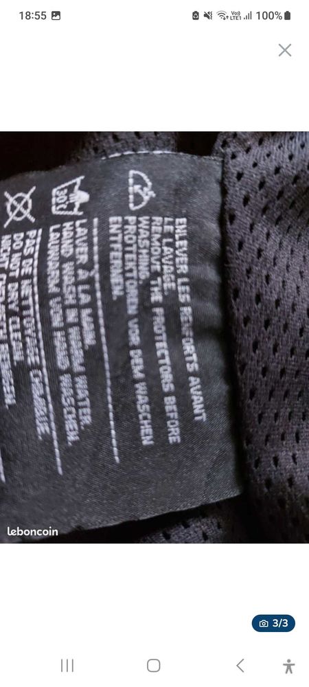 blouson  moto bering xxl 49 Pins-Justaret (31)