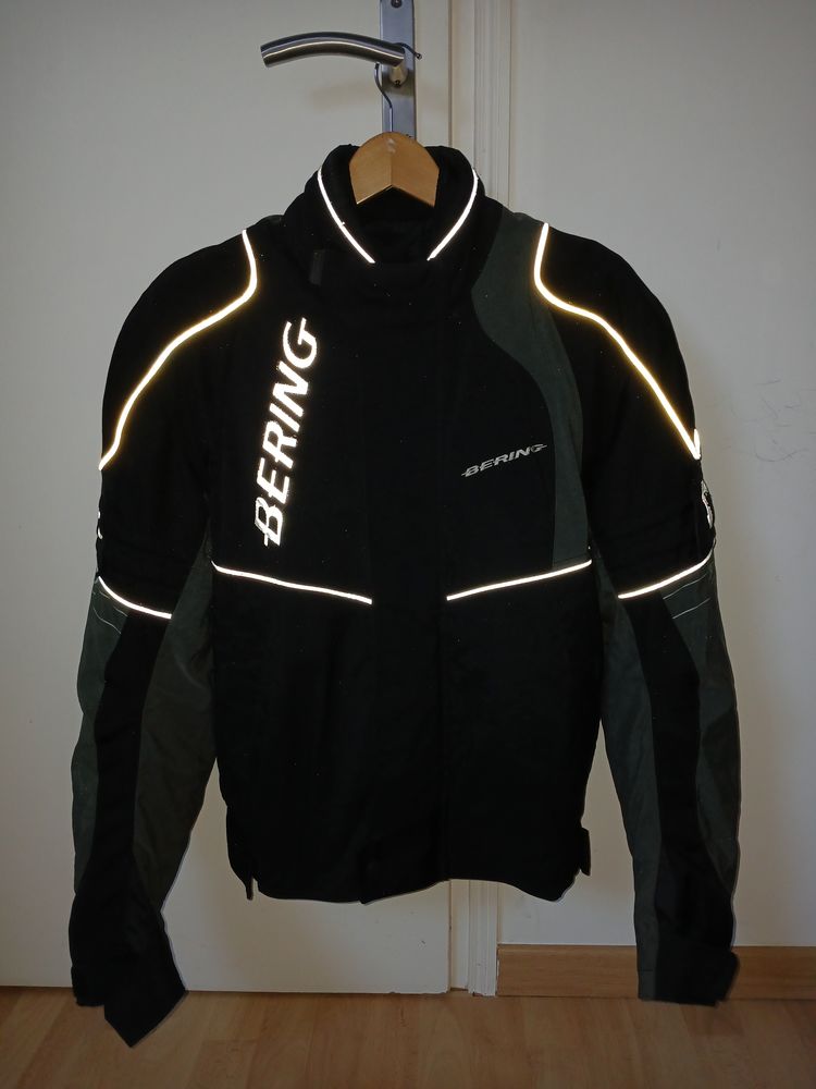blouson moto BERING taille L noir/gris avec renforts EN 0 Saint-Martin-d'Abbat (45)