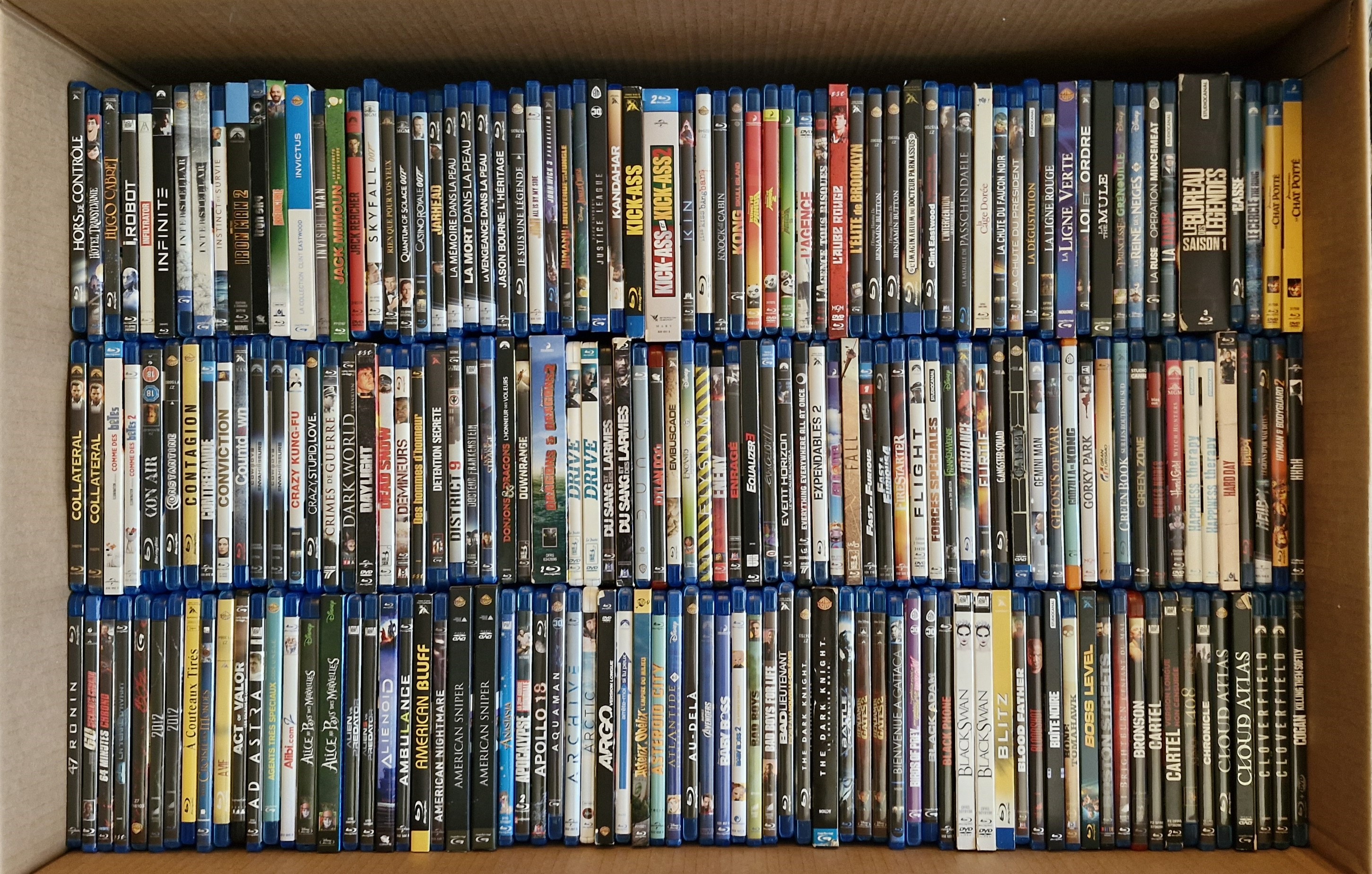 Lot de BLURAY, UHD et DVD 20 Thiais (94)