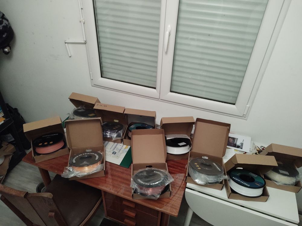 10 bobines de filament d'imprimante 3D PLA (dont 1 PETG) 249 Troyes (10)