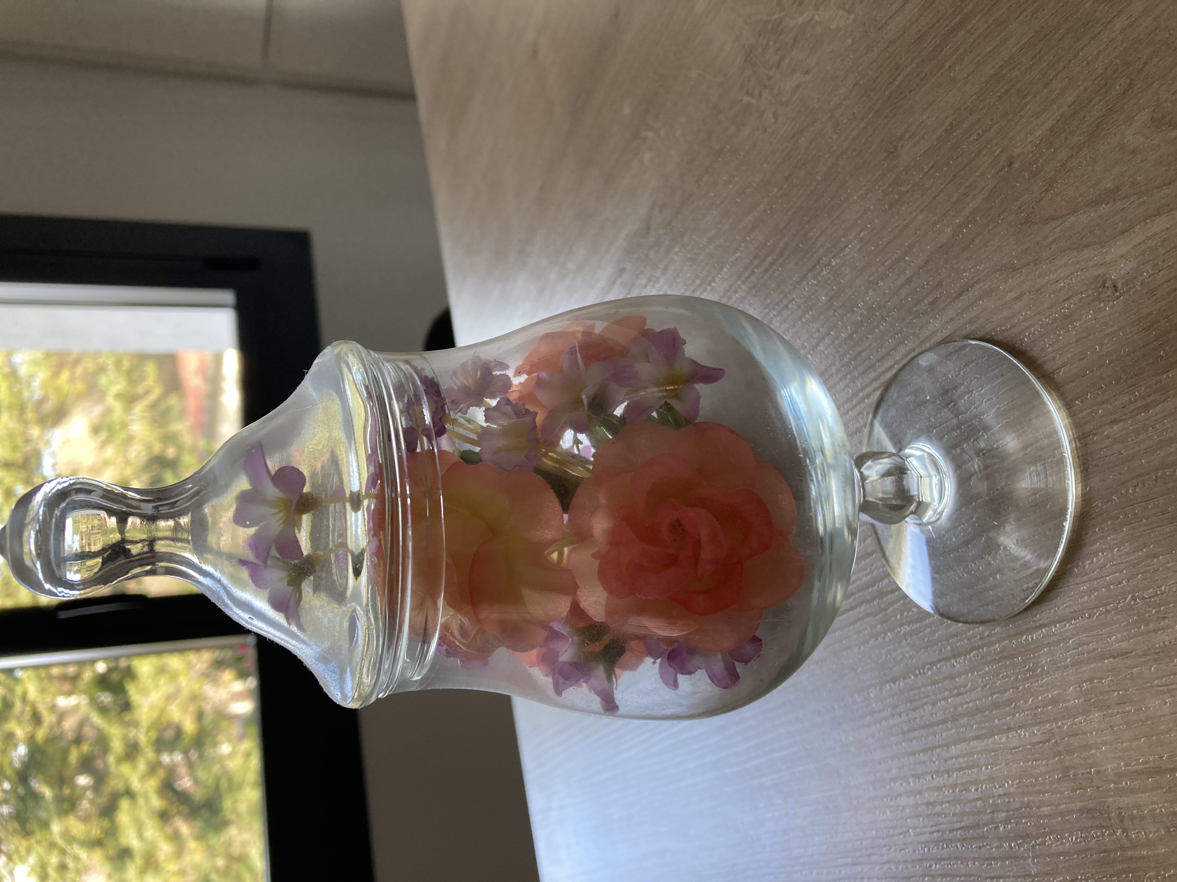 Bocal D�coratif en Verre avec Fleurs Artificielles 5 Albi (81)
