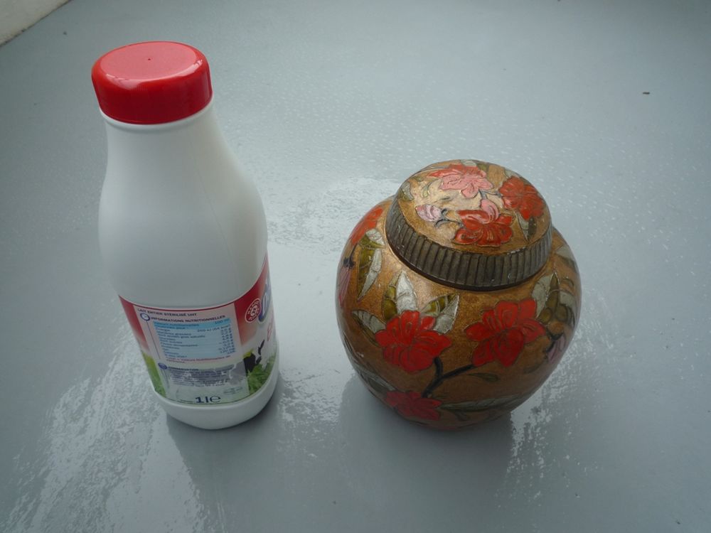 Bocal - Urne m�tallique �maill�e 20 Paris 13 (75)