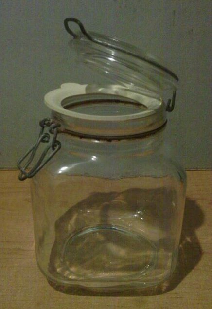 Bocal verre carr� 4 Beauchamp (95)