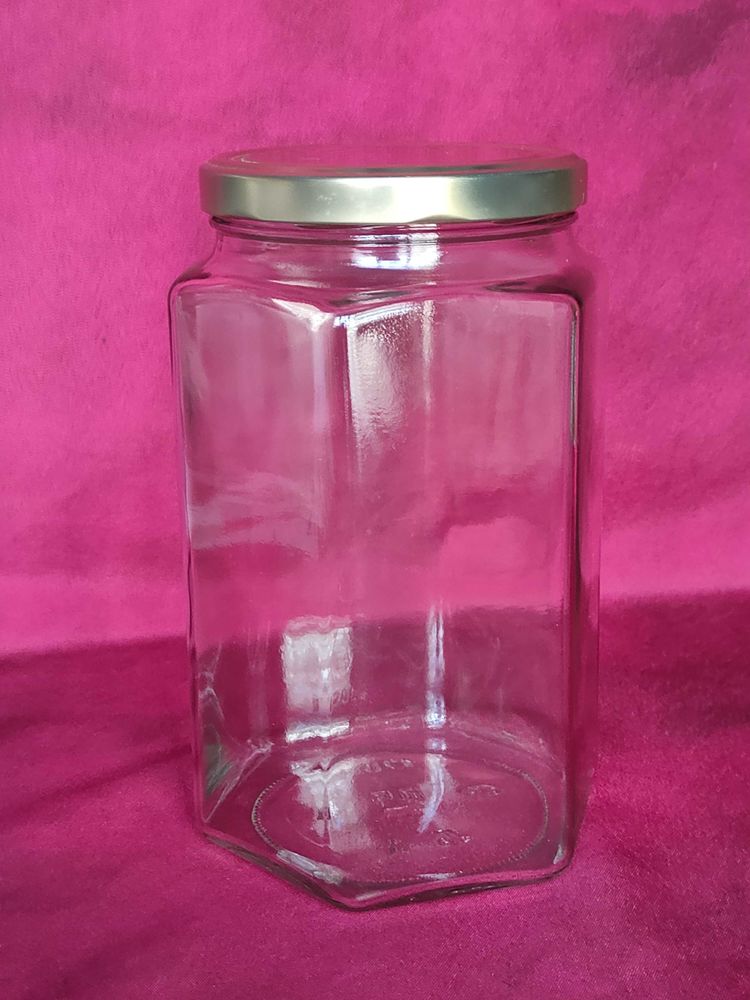 Bocal 170 cl en vieux verre hauteur 20 cm 10 Avermes (03)