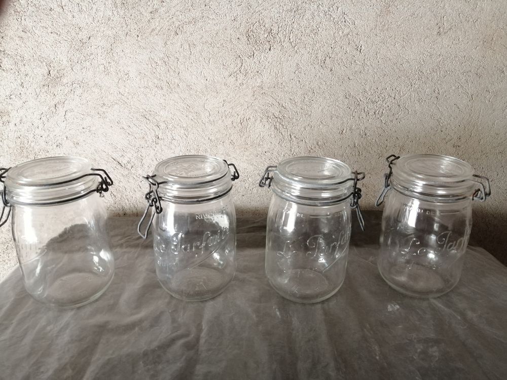 Lot de 4 bocaux de 1 litre 4 Dijon (21)