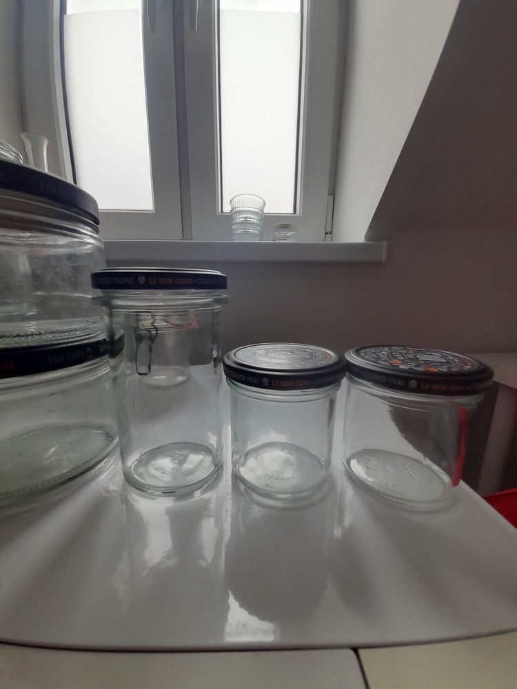 Bocaux en verre et couvercles assortis 1 Mulhouse (68)
