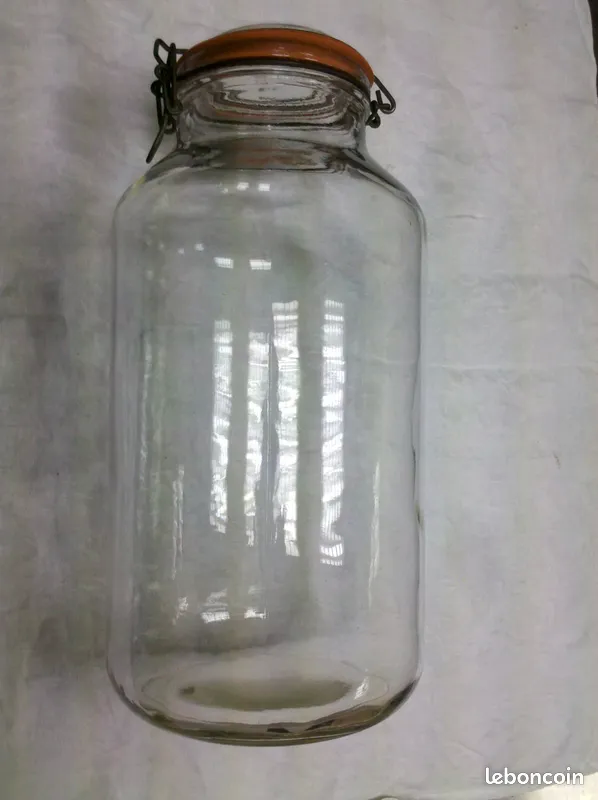 Bocaux en verre 
4 LITRE
tr�s bon �tat 13 Paris 9 (75)