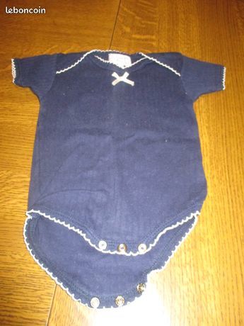 Boddy bleu marine avec petit noeud devant 0 M�rignies (59)