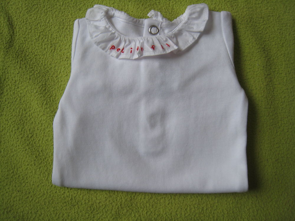 Body Blanc JACADI 1 mois fille - (NH78) Vêtements enfants