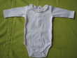 Body Blanc JACADI 1 mois fille - (NH78) Vêtements enfants