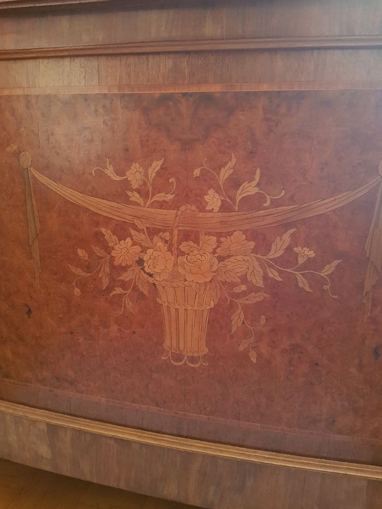 Bois de lit acajou avec marqueterie et d�cors bronze 190 Hesdigneul-l�s-Boulogne (62)