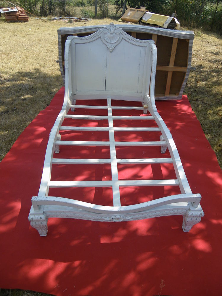 lit bois ancien 200 Vendat (03)