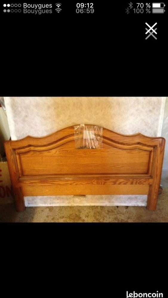 lit en bois avec matelas et sommier 20 Ch�tillon-sur-Chalaronne (01)
