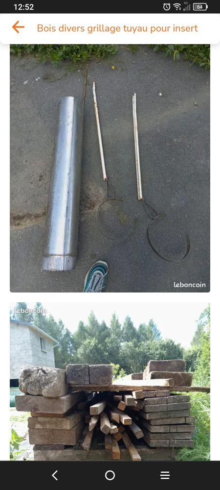 Bois divers tuyau d'insert 1 Saint-Privat (19)