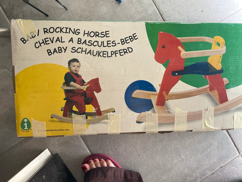 Lot bois draisienne et cheval bascule 30 Troyes (10)