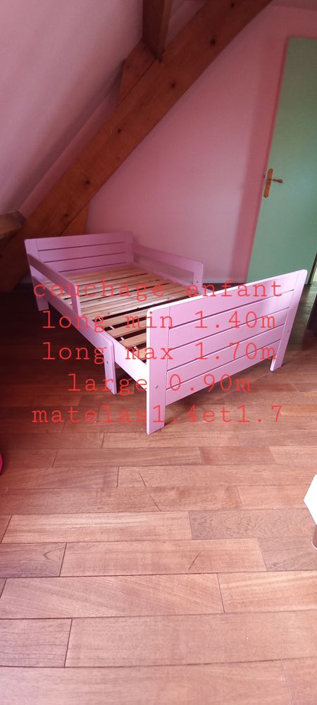 lit bois enfant couchage extensible 0 Longjumeau (91)