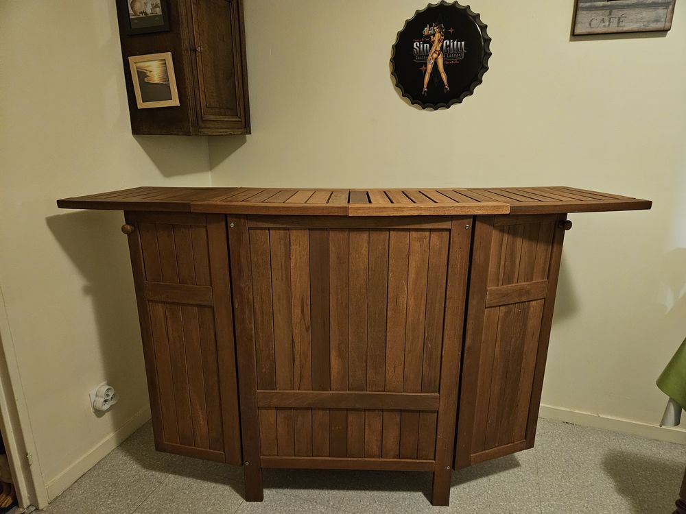 Bar en bois exotique 130 La Mure (38)