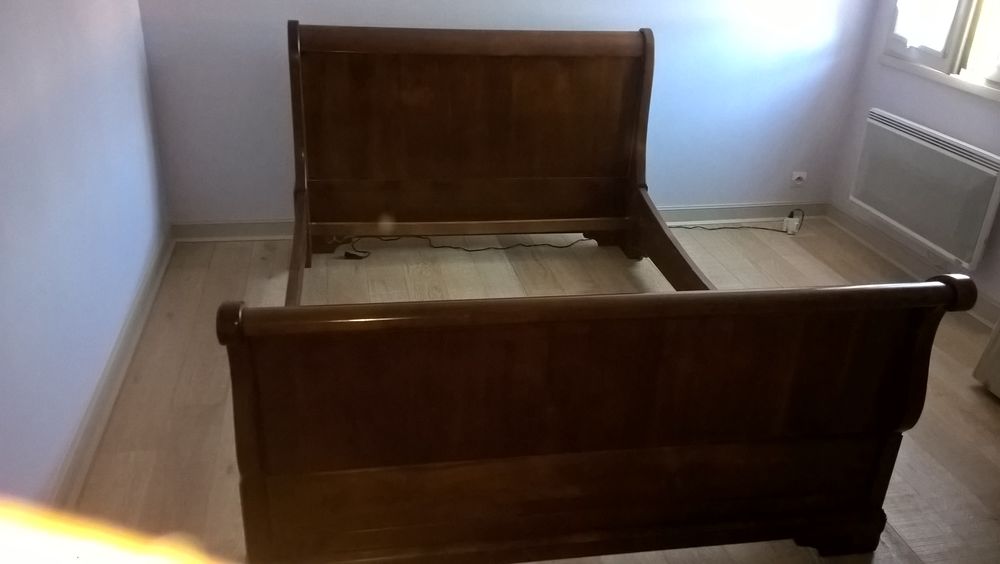 LIT BOIS MASSIF  MERISIER  de 140 65 Gradignan (33)