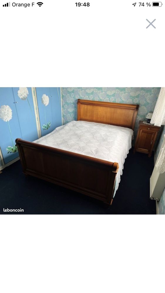 lit en bois massif 90 Seysses (31)