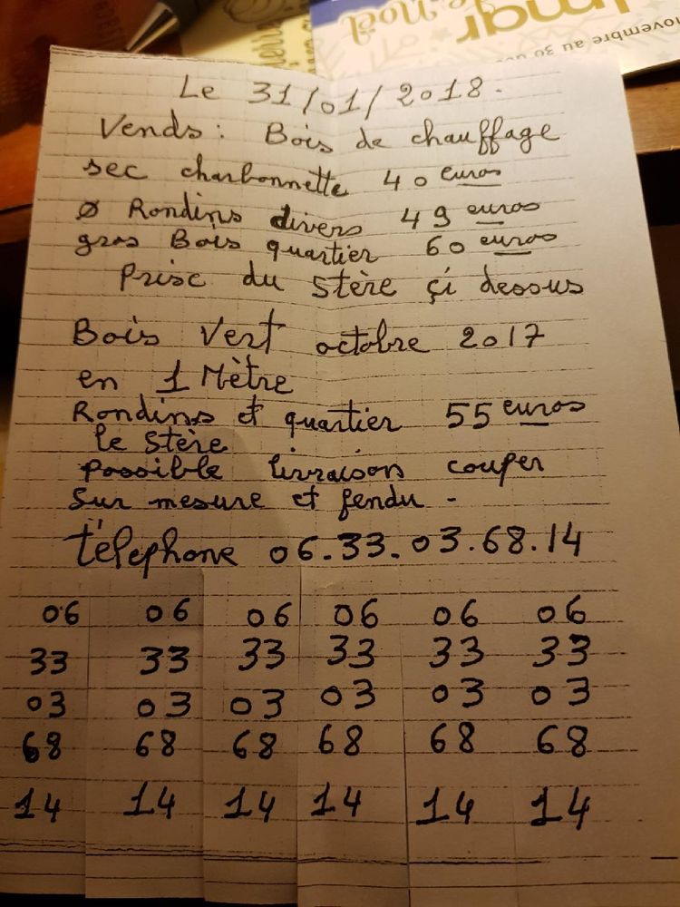 Bois pour chauffage 40 Colmar (68)