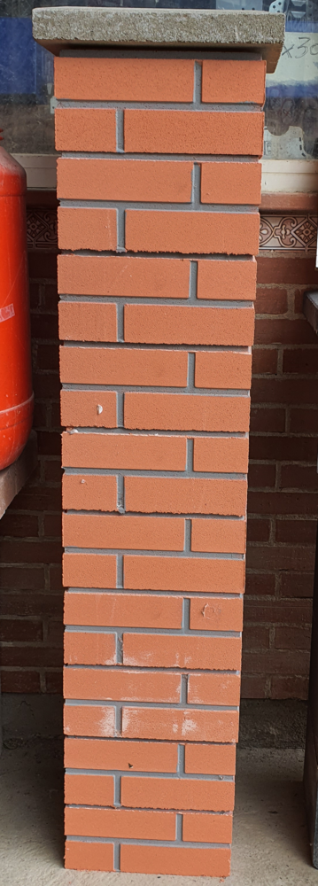 BOISSEAU pour PILIER D�cor Briquette de parement 10.3 Saint-Porquier (82)