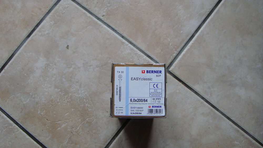 boite de 100 vis 6x200 berner 31 �pinal (88)