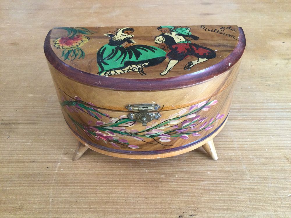 Boite � bijoux en bois Mallorca vintage 33 Toulouse (31)