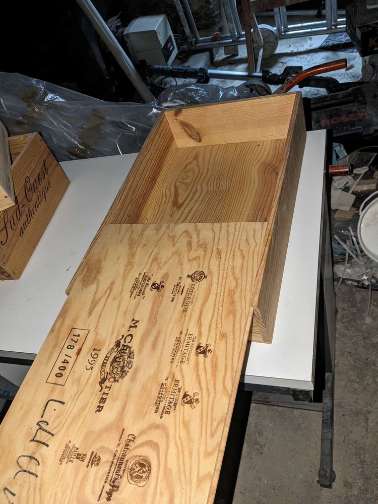 bo�te en bois, caisse �  vin 35 Saint-Romain-de-Lerps (07)