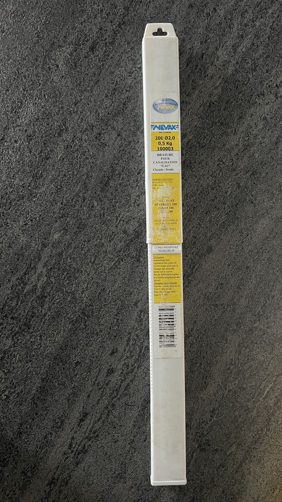 1 BOITE BRASURES NEUVES CUIVRE 0.5 KG NEVAX 17 Berric (56)