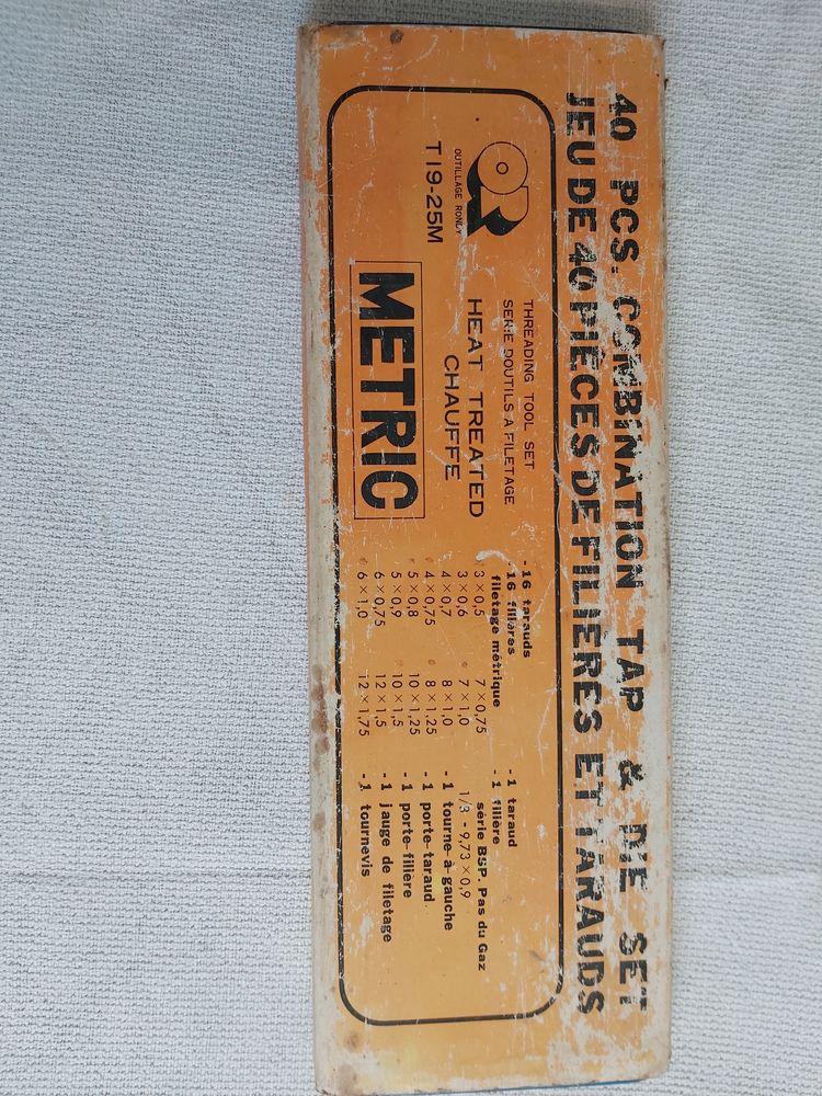 boite de filetages METRIX 15 Penmarch (29)