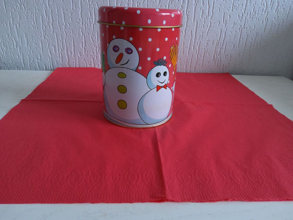 BOITE m�tal BONHOMMES de NEIGE 3 Saint-Etienne (42)