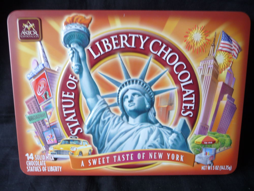 Bo�te m�tal chocolat marque  Astor  - USA 8 Mouvaux (59)