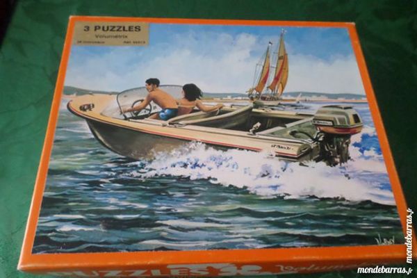 Boite de 3 puzzles  Mer et air  8 Vend�me (41)