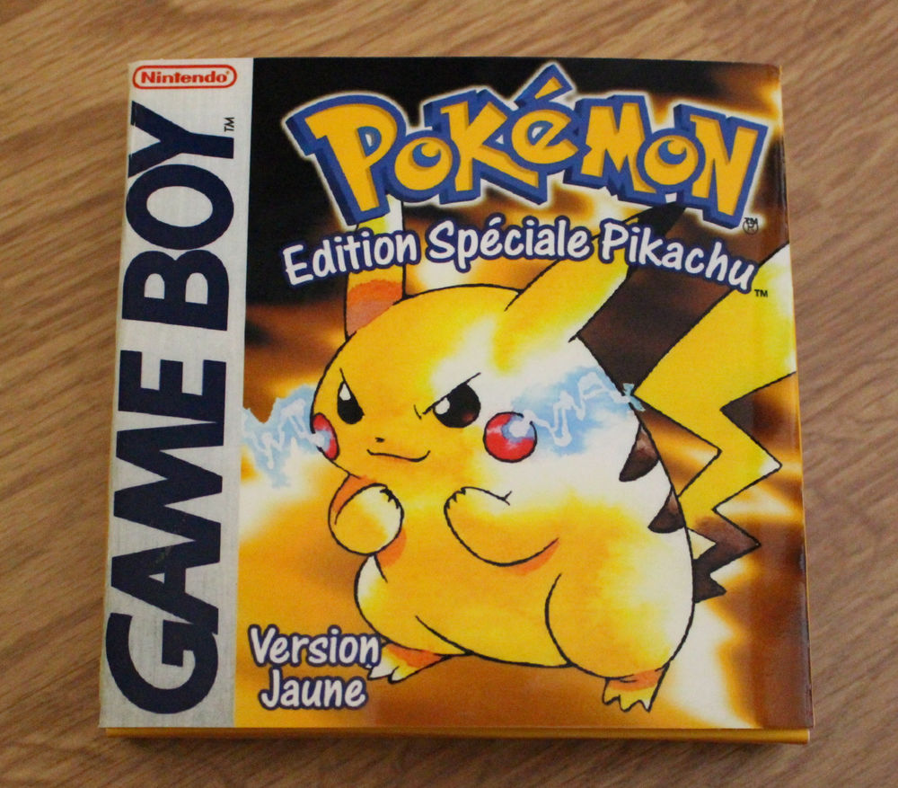 Boite seule - Pokemon Pikachu jaune Gameboy
+ cale 12 Bourbon-Lancy (71)