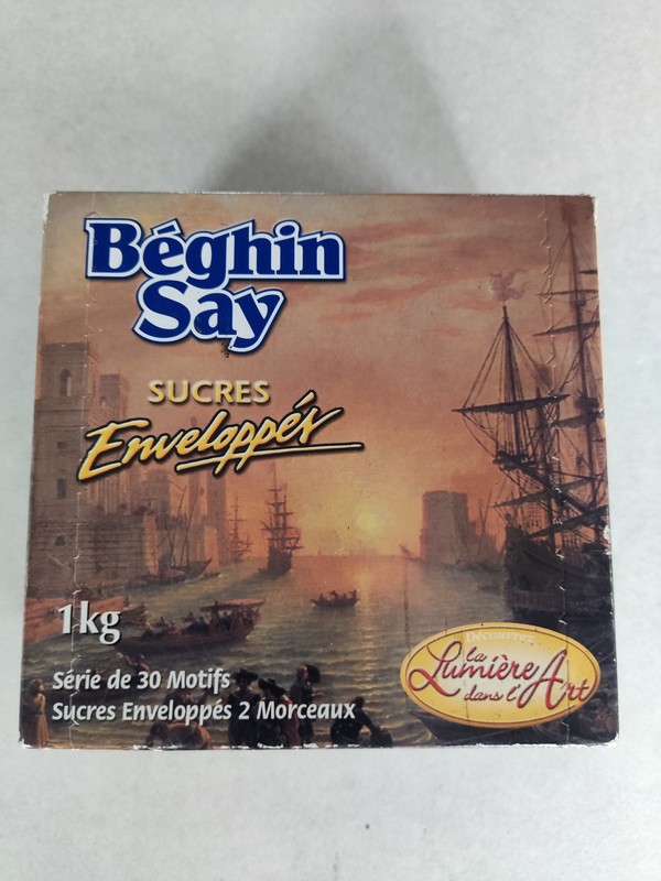 Bo�te de Sucres B�ghin Say 1kg - Collection Art 0 Parn�-sur-Roc (53)