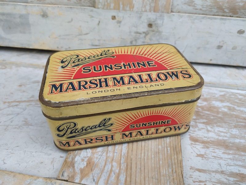 Boite T�le Publicitaire Marsh Mallows Pascall Sunchine
55 Loches (37)