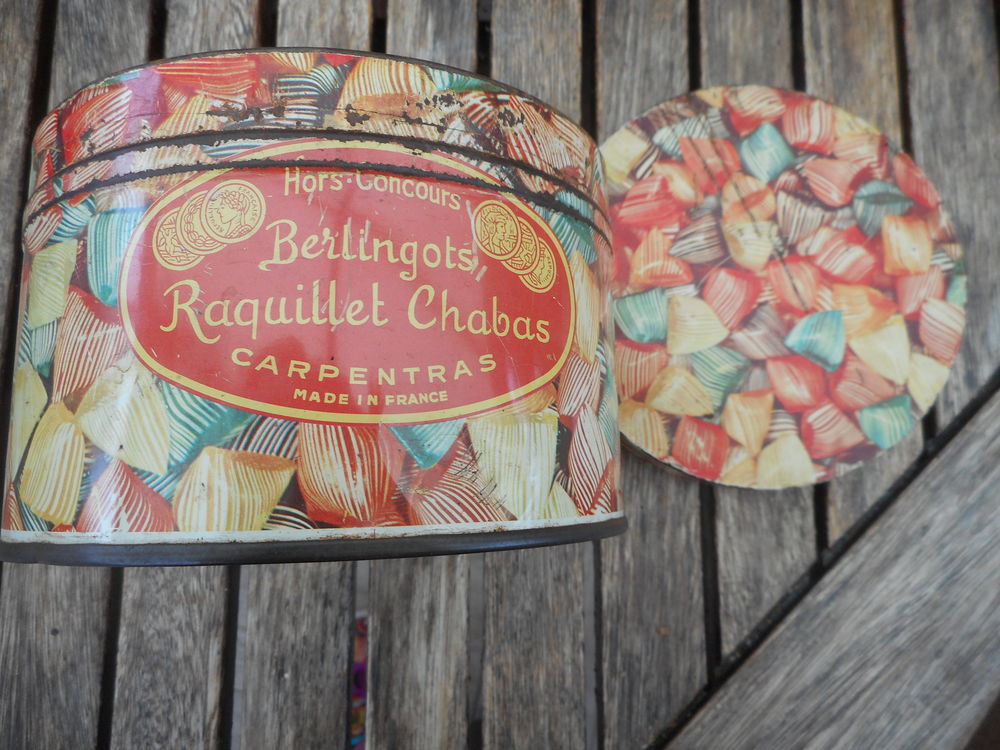 Boite vide de berlingots Raquillet 8 Nieuil-l'Espoir (86)