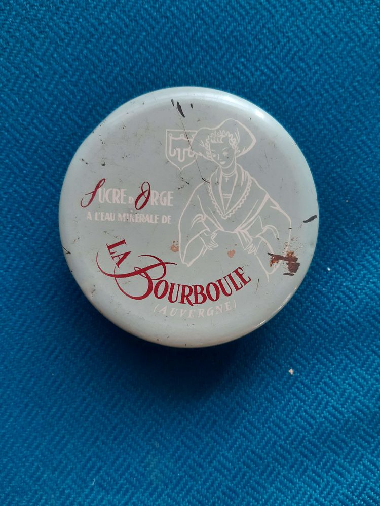 Boite vide  Sucre d'orge La Bourboule  5 Nieuil-l'Espoir (86)