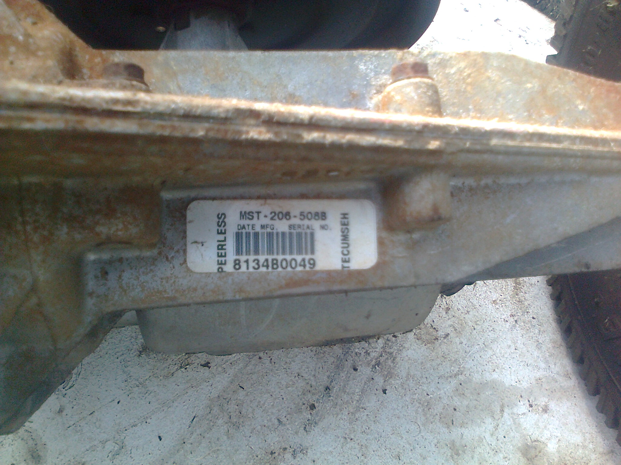 boite de vitesse tracteur tondeuse 130 Cernoy (60)