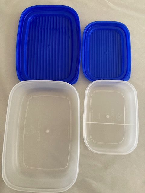 2 bo�tes alimentaires bleues 2.5 Jouy-aux-Arches (57)