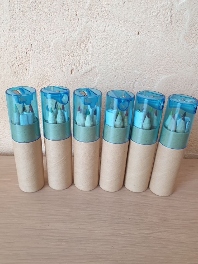 6 bo�tes crayons de couleurs avec taille crayons  neufs 4 Raon-l'�tape (88)