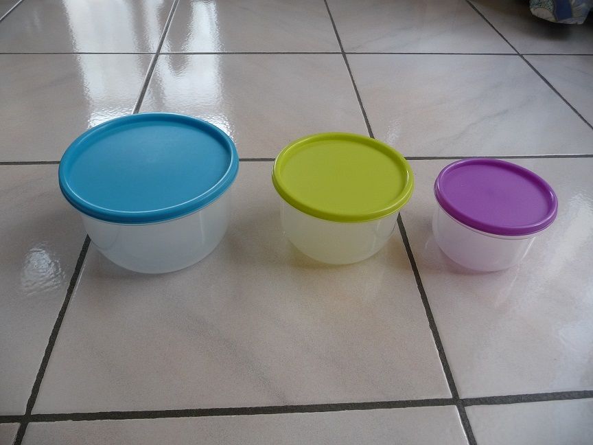 3 boites gigognes rondes en plastique avec couvercles 6 Celles-sur-Belle (79)