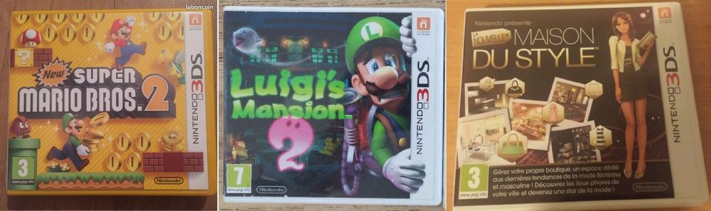 Boites de jeux Nintendo 3 DS 3 Beauchamp (95)